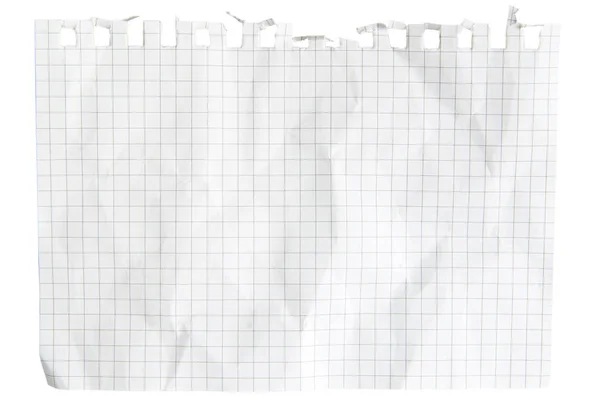 Piece of notepad paper — Stock Photo, Image