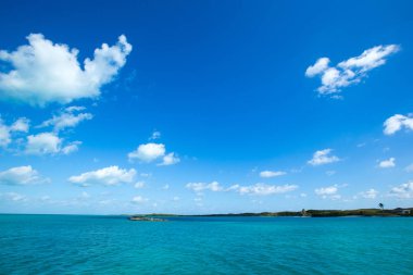 Maldivler 'deki tropik plaj