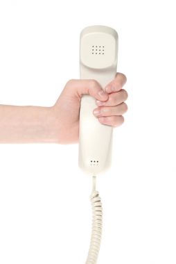 el bir telefon tutarak