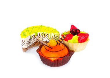 taze pasta beyaz izole