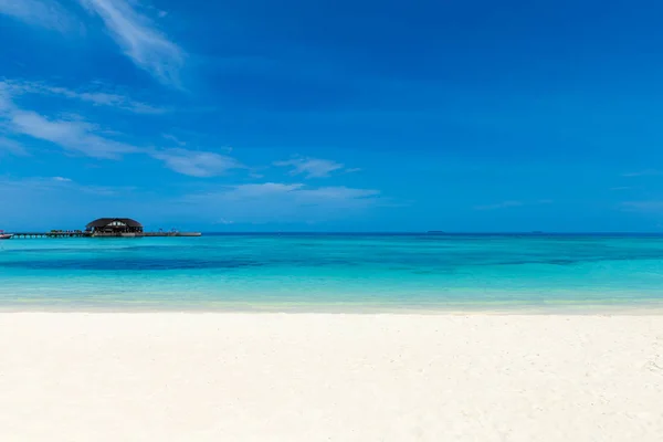 在马尔代夫的海滩 — 图库照片