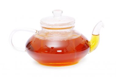 Çay cam çaydanlık