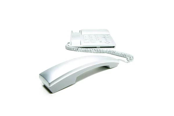 White retro phone — Stock Photo, Image