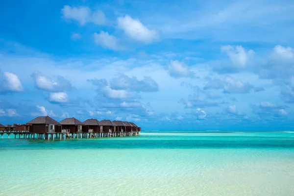 Paesaggio Paradisiaco Tropicale Alle Maldive — Foto Stock