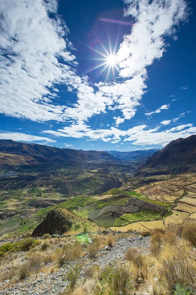Paisaje Los Andes Perú — Foto de Stock