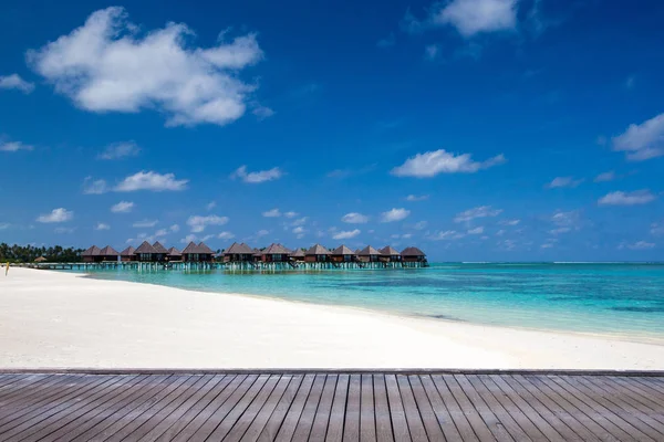 Maldivler Deki Tropik Cennet Manzarası — Stok fotoğraf