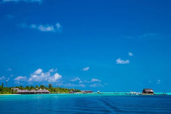 Tropikalna Plaża Malediwach — Zdjęcie stockowe