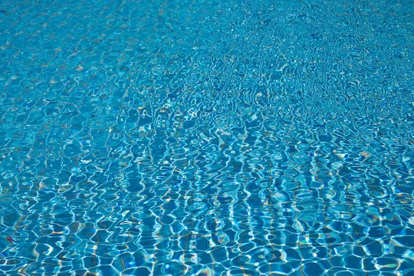 Blue Pool Water Sun Reflections — Stock Photo, Image