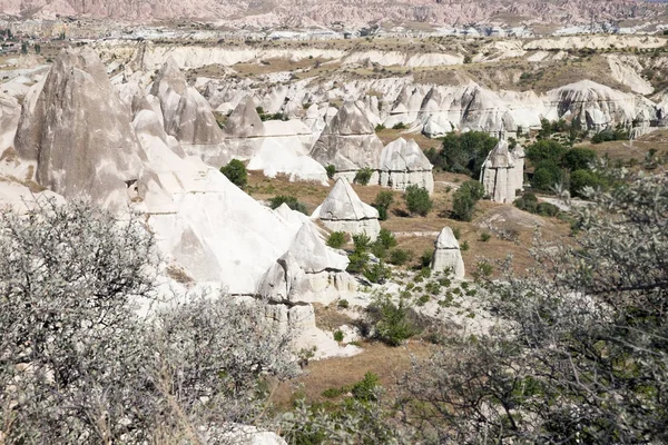 Hegyvidéki Táj Cappadocia Anatólia Törökország — Stock Fotó