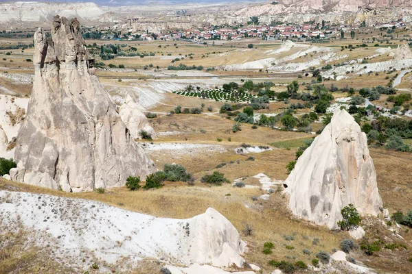 Hegyvidéki Táj Cappadocia Anatólia Törökország — Stock Fotó