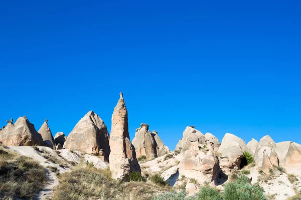 Hegyvidéki Táj Cappadocia Anatólia Törökország — Stock Fotó