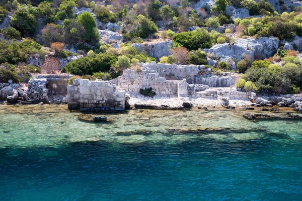 Potopené Město Kekova Antalya Turecko — Stock fotografie