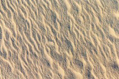 Yaz aylarında bir plaj kum dalgalı desen