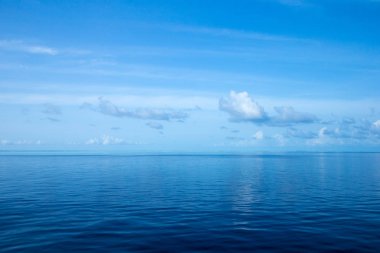 tropikal plaj ve sakin Maldivler 