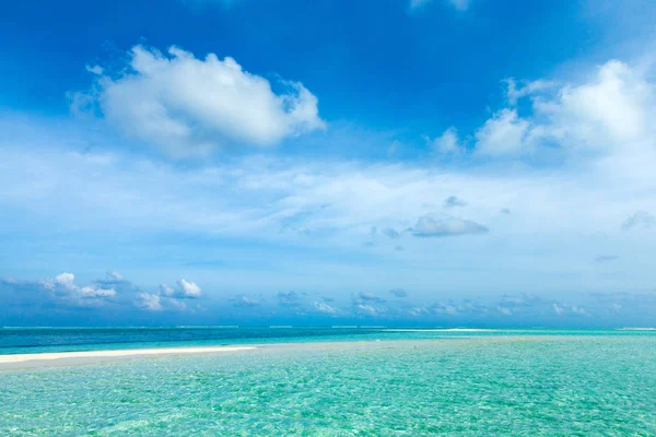 Paraíso Tropical Vista Del Paisaje Maldivas —  Fotos de Stock