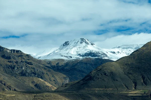 Vistas Paisaje Montañoso Los Andes Perú — Foto de Stock