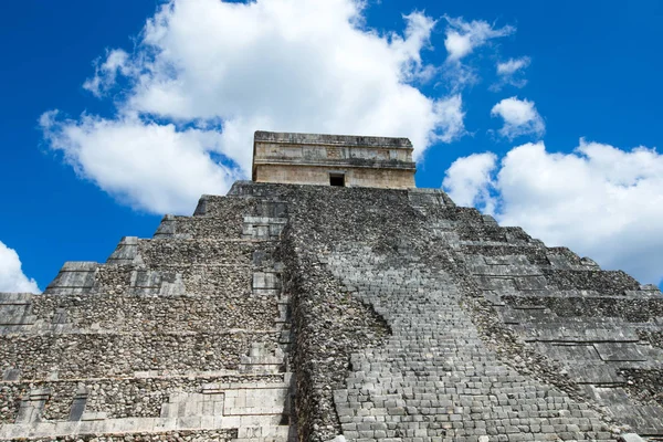 Templo Kukulkan Pirámide Chichén Itzá Yucatán México — Foto de Stock