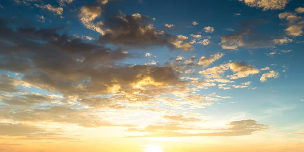 Céu Pôr Sol Laranja Céu Bonito — Fotografia de Stock