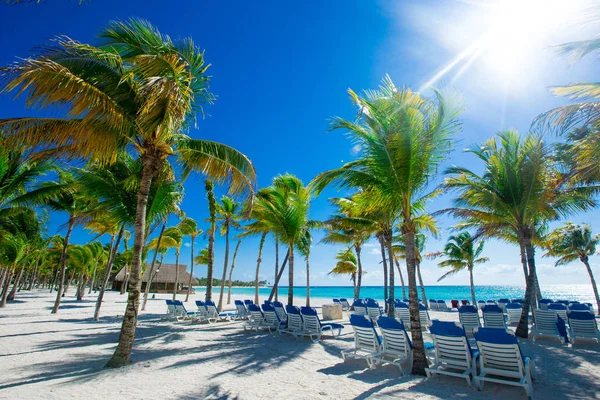 Hermosa Playa Tranquilo Mar Tropical — Foto de Stock