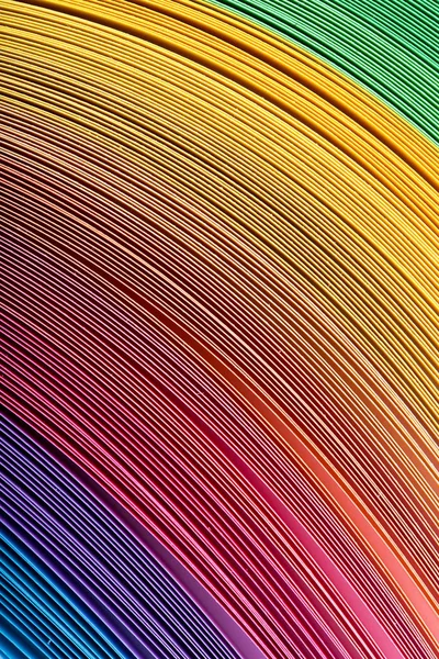Abstrakte Regenbogen Hintergrund Mit Farbigem Papier — Stockfoto