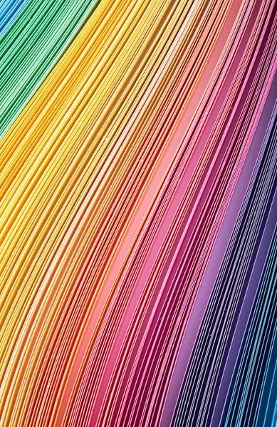 Abstrakte Regenbogen Hintergrund Mit Farbigem Papier — Stockfoto