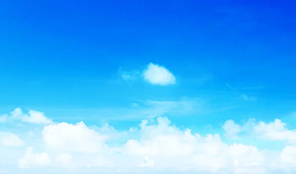 Blue Sky Background Tiny Clouds — Stock Photo, Image