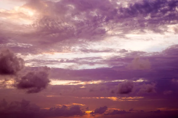 Sunset Sun Rays Sky Clouds Sun — Stock Photo, Image