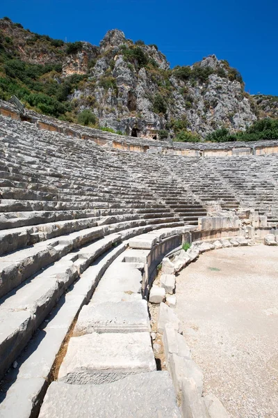 Ancien Amphithéâtre Myra Turquie — Photo