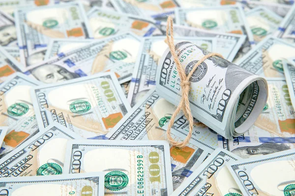 Stack American Dollars — Stock Photo, Image