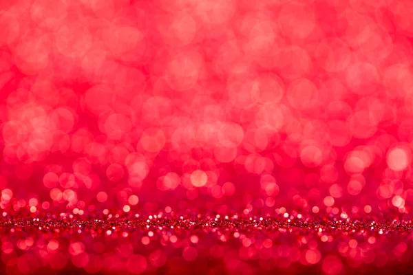 Fundo Natal Bokeh Feriado Vermelho Abstrato Luz Desfocada — Fotografia de Stock