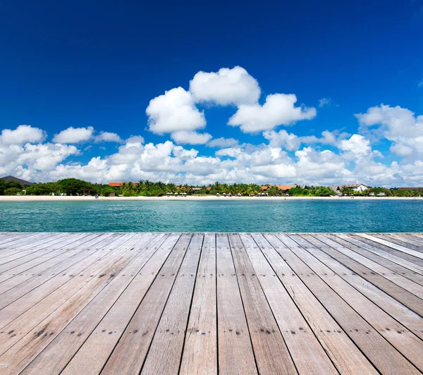 Sea Surface Summer Wave Background Exotic Water Landscape Clouds Horizon — Stock Photo, Image