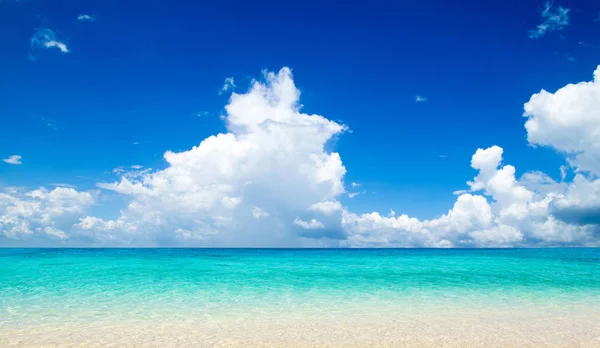 马尔代夫热带海滩自然景观 — 图库照片