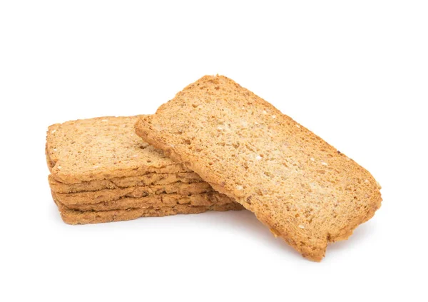 Biscoitos Saborosos Biscoitos Fundo Isolado — Fotografia de Stock