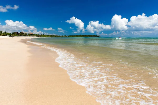 Tropisk Strand Med Rent Hav Blå Himmel Maldivene – stockfoto