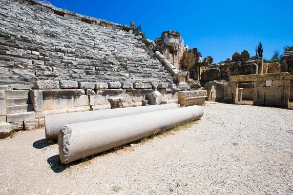Anfiteatro Antiguo Myra Turquía — Foto de Stock