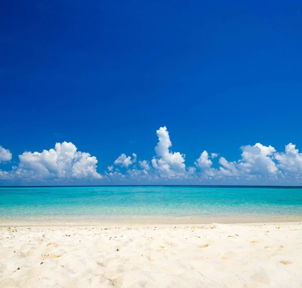 Piasek Morza Karaibskiego Plaży — Zdjęcie stockowe