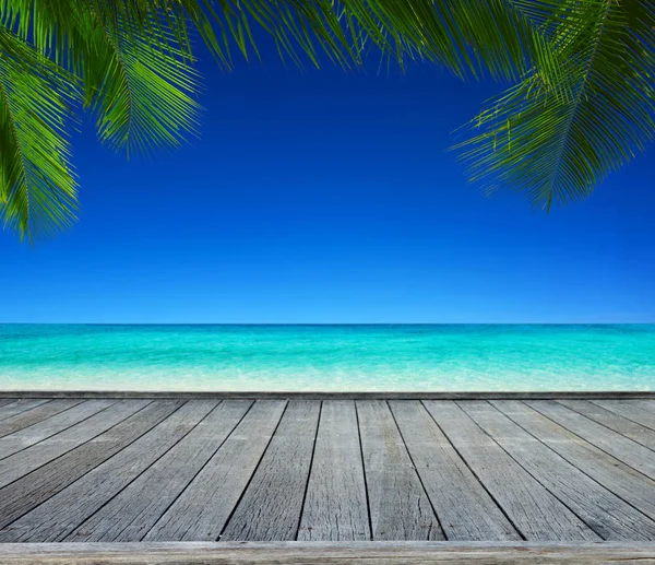 Piękna Plaża Tropikalne — Zdjęcie stockowe