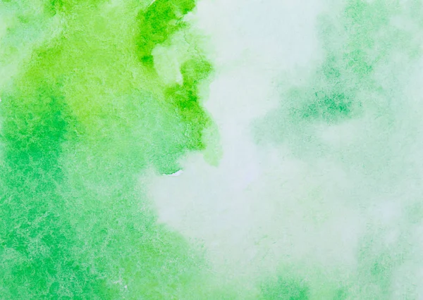 Tło Udar Zielony Akwarela Powitalny Przez Rysunek — Zdjęcie stockowe