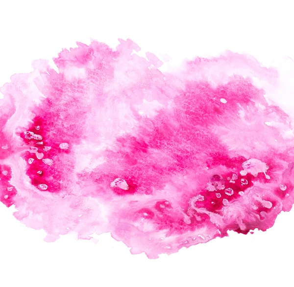 Abstract Pink Watercolor Splash Stroke Background — Stock Photo, Image