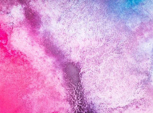 抽象的なピンク水彩画スプラッシュ ストローク背景 — ストック写真