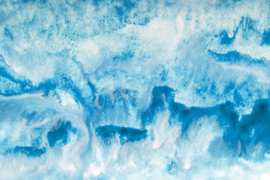 Dokular ve arkaplanlar için mavi suluboya arkaplan