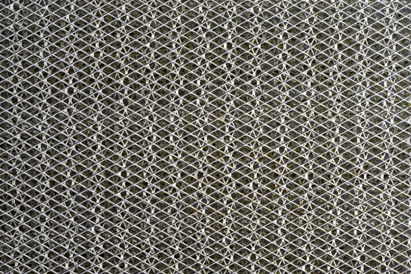 Folha Fundo Metal Coberta Com Linhas Furos Circulares — Fotografia de Stock