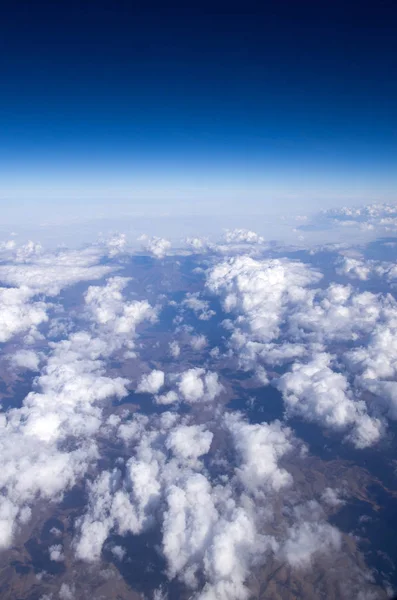 Cielo Aereo Nuvole Sfondo — Foto Stock