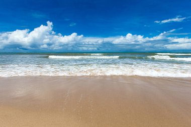 Güzel sahil ve tropikal deniz