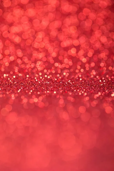 Fundo Natal Bokeh Feriado Vermelho Abstrato Luz Desfocada — Fotografia de Stock