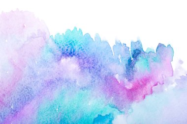  Renkli suluboya arka plan. Fırçayla boyanmış el.