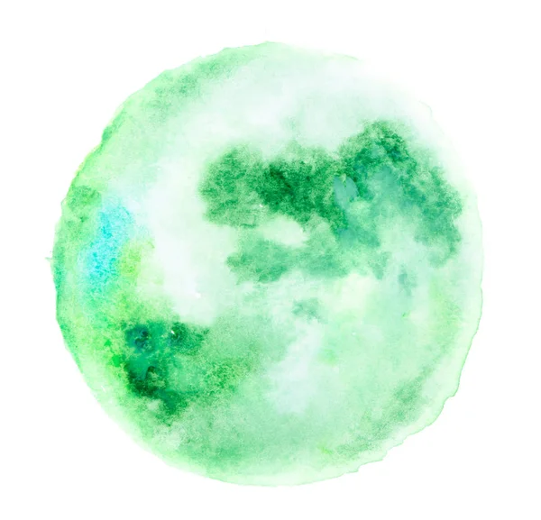 Aquarelle Verte Éclaboussure Course Fond Par Dessin — Photo