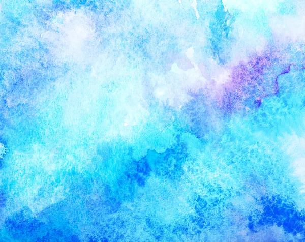 Farbenfroher Aquarell Hintergrund Hand Mit Pinsel Bemalt — Stockfoto