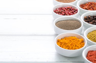 çeşitli baharatlar seçimi