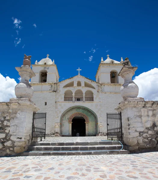 Gereja San Pedro Alcantara Cabanaconde Peru — Stok Foto